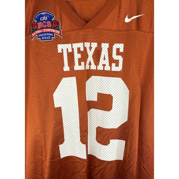 Nike Men's 2XL 2010 National Championship University of Texas Football Jersey